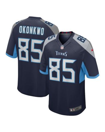 Chigoziem Okonkwo Tennessee Titans Game Player Jersey - Navy