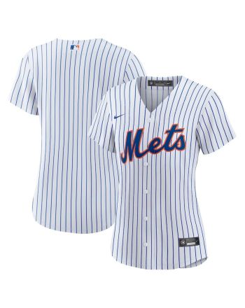 New York Mets Women's Home Blank Jersey - White