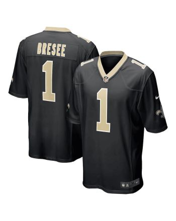 Bryan Bresee New Orleans Saints 2023 NFL Draft First Round Pick Game Jersey - Black