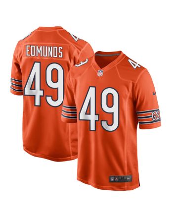 Tremaine Edmunds 49 Chicago Bears Men Alternate Game Jersey - Orange