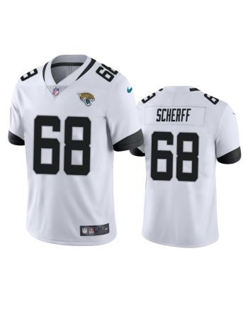 Brandon Scherff 68 Jacksonville Jaguars White Vapor Limited Jersey