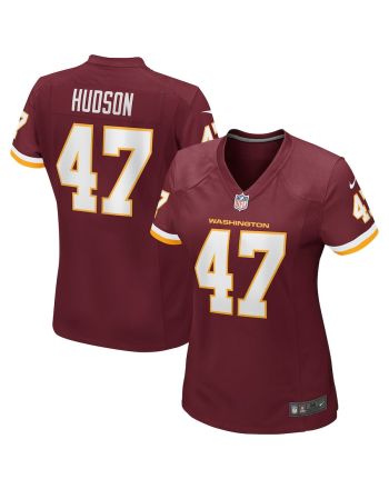 Khaleke Hudson 47 Washington Commanders Football Team Women Game Jersey - Burgundy