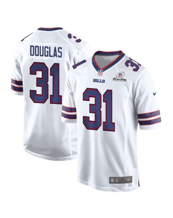 Rasul Douglas 31 Buffalo Bills 2023 Playoffs Patch Game Men Jersey - White