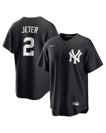 Derek Jeter 2 San Diego Padres Men Jersey - Black