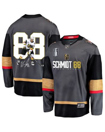 Nate Schmidt 88 Vegas Golden Knights Defensive Anchor 2023 Champions Stanley Cup Men Jersey - Black