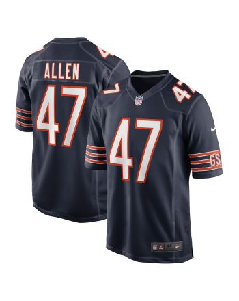 Chase Allen Chicago Bears Game Player Jersey - Navy