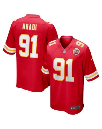 Derrick Nnadi 91 Kansas City Chiefs Game Men Jersey - Red