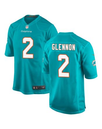 Mike Glennon 2 Miami Dolphins Men Aqua Game Jersey