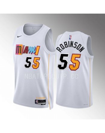 Duncan Robinson 55 Miami Heat 2022-23 City Edition White Jersey Mashup Vol.2