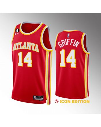 AJ Griffin 14 Atlanta Hawks Icon Edition Red Jersey 2022-23 Swingman