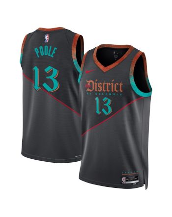 Jordan Poole 13 Washington Wizards 2023/24 City Edition Swingman Jersey - Black