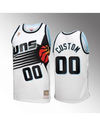 Phoenix Suns Custom 00 White Reload 3.0 Men Jersey Mitchell Ness