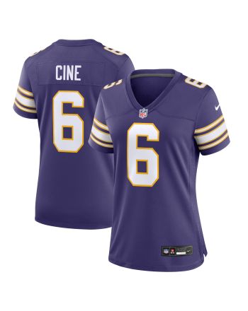 Lewis Cine 6 Minnesota Vikings Women's Classic Game Jersey - Purple