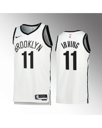 Kyrie Irving 11 2022-23 Brooklyn Nets White Association Edition Jersey Swingman