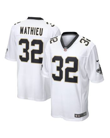 Tyrann Mathieu 32 New Orleans Saints Men's Game Jersey - White