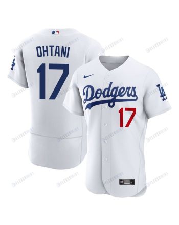 Shohei Ohtani 17 Los Angeles Dodgers Alternate ELITE Jersey - Men White Jersey