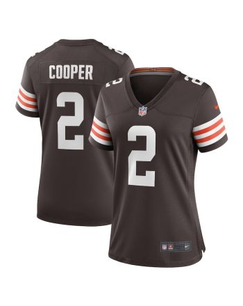 Amari Cooper 2 Cleveland Browns Women's Game Player Jersey - Brown