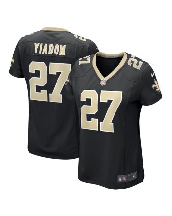 Isaac Yiadom 27 New Orleans Saints Women Team Game Jersey - Black