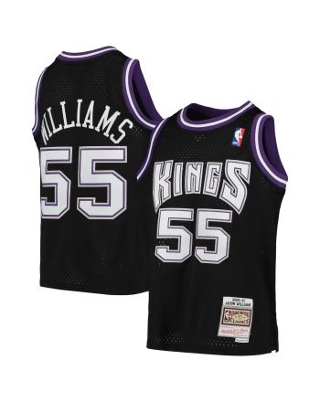 Jason Williams Sacramento Kings Mitchell &amp; Ness Youth 2000-01 Hardwood Classics Swingman Throwback Jersey - Black