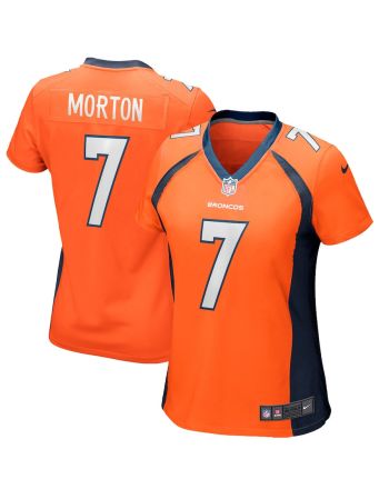 Craig Morton 7 Denver Broncos Women's Game Jersey - Orange