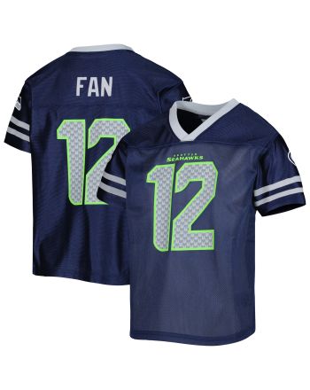 Youth 12th Fan Seattle Seahawks Game Jersey - College Navy