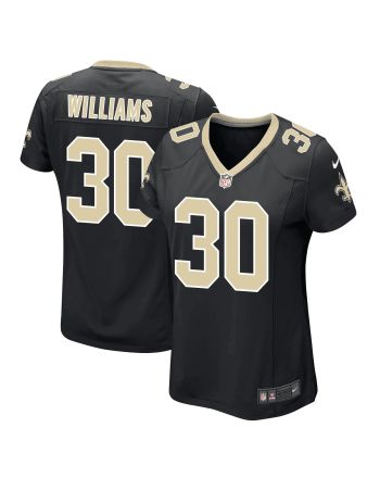 Jamaal Williams 30 New Orleans Saints Women Game Jersey - Black