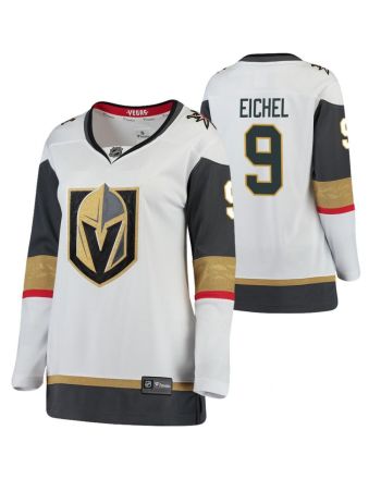 Vegas Golden Knights Jack Eichel 9 Away Women White 2021 Trade Jersey Jersey