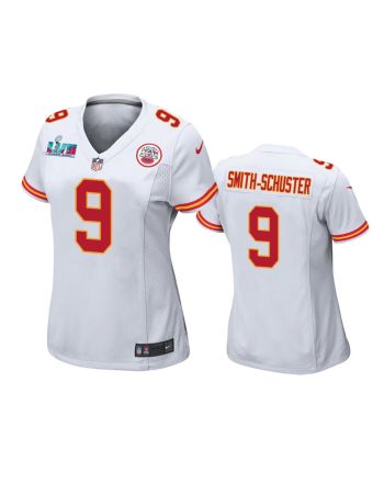 Smith-Schuster 9 Kansas City Chiefs Super Bowl LVII Game Jersey - Women White