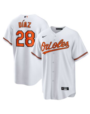 Lewin Díaz 28 Baltimore Orioles Home Men Jersey - White