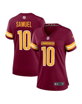 Curtis Samuel 10 Washington Commanders Women Jersey - Burgundy