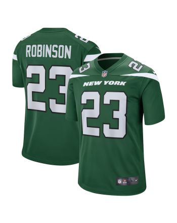 James Robinson 23 New York Jets Game Player Jersey - Gotham Green