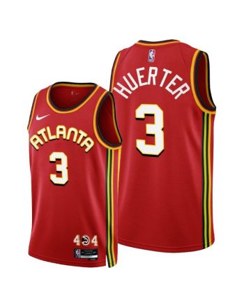 Kevin Huerter 3 Atlanta Hawks 2022-23 Icon Edition Red Jersey - Men Jersey