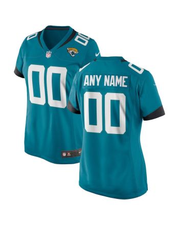 Jacksonville Jaguars Women's Custom Alternate Game Jersey - Teal