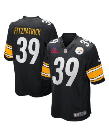 Minkah Fitzpatrick 39 Pittsburgh Steelers 2024 Pro Bowl Patch Game Men Jersey - Black