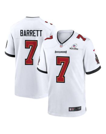 Shaquil Barrett 7 Tampa Bay Buccaneers 2023 Playoffs Patch Game Men Jersey - White