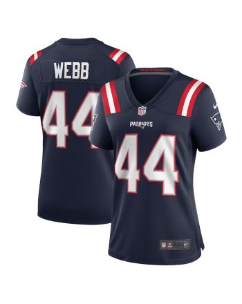 Raleigh Webb 44 New England Patriots Game Women Jersey - Navy