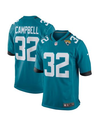 Tyson Campbell 32 Jacksonville Jaguars Men's Game Jersey - Teal