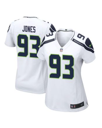 Dre’mont Jones 93 Seattle Seahawks Game Women Jersey - White