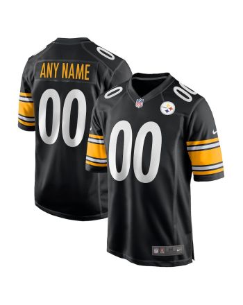 Pittsburgh Steelers Game Custom 00 Player Jersey - Black