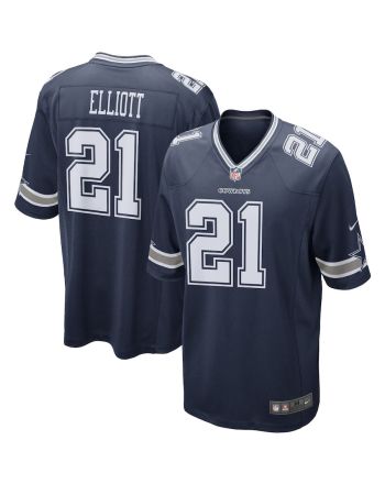 Ezekiel Elliott 21 Dallas Cowboys Game Team Jersey - Navy