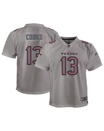 Brandin Cooks 13 Houston Texans Youth Atmosphere Game Jersey - Gray