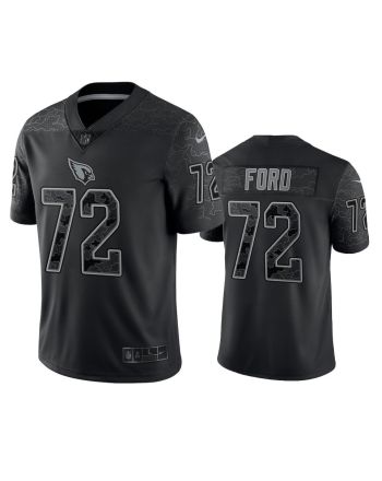 Cody Ford 72 Arizona Cardinals Black Reflective Limited Jersey - Men