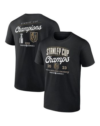 Vegas Golden Knights 2023 Stanley Cup Champions Logo T-Shirt - Black