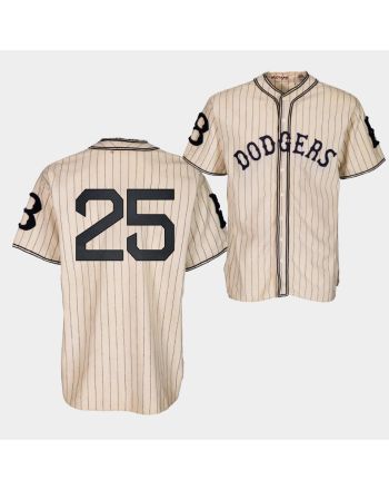 Brooklyn Dodgers Trayce Thompson 1933 Heritage 25 Gold Pinstripe Jersey