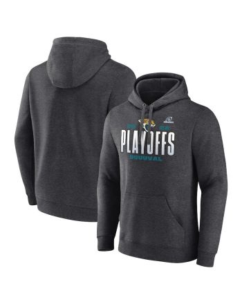 Jacksonville Jaguars 2022 NFL Playoffs Our Time Pullover Hoodie - Charcoal