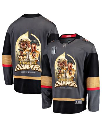 Vegas Golden Knights Unleashing Greatness 2023 Champions Stanley Cup Men Jersey - Black