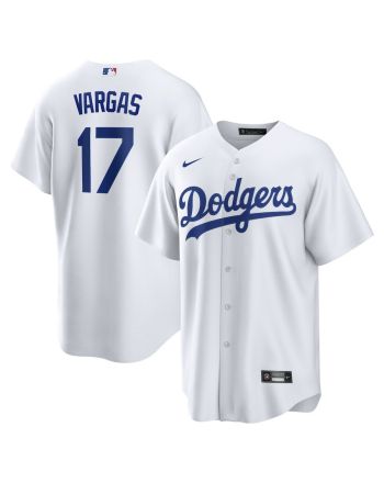 Miguel Vargas 17 Los Angeles Dodgers Men Jersey - White