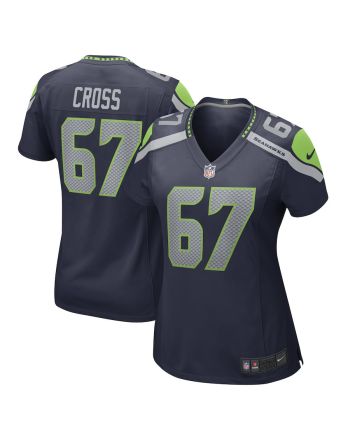 Charles Cross Seattle Seahawks Women's Game Player Jersey - College Navy