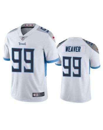 Rashad Weaver 99 Tennessee Titans White Vapor Limited Jersey