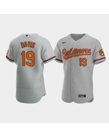 Chris Davis 19 Baltimore Orioles Gray Road Jersey Jersey